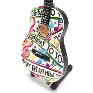 Miniatuur Gitaar – Happy Birthday to you - 4