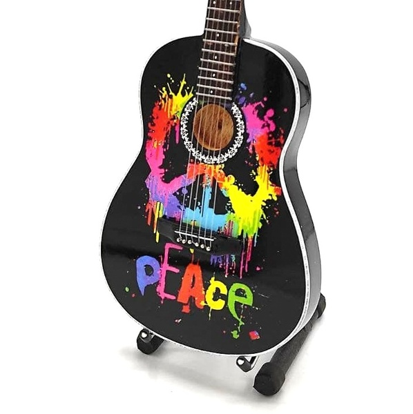 Miniatuur Gitaar - Woodstok Peace & Love