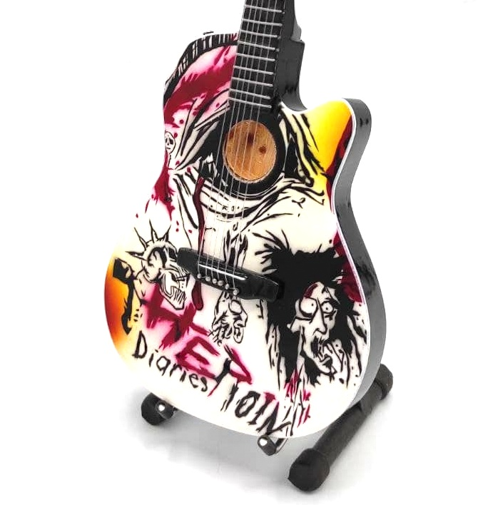 Miniatuur Gitaar - Nikki Sixx