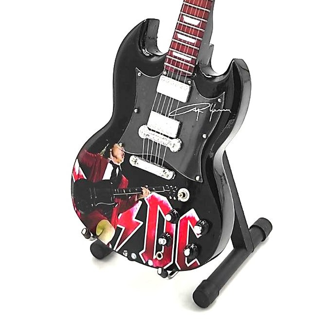 Miniatuur Gitaar - Angus Young