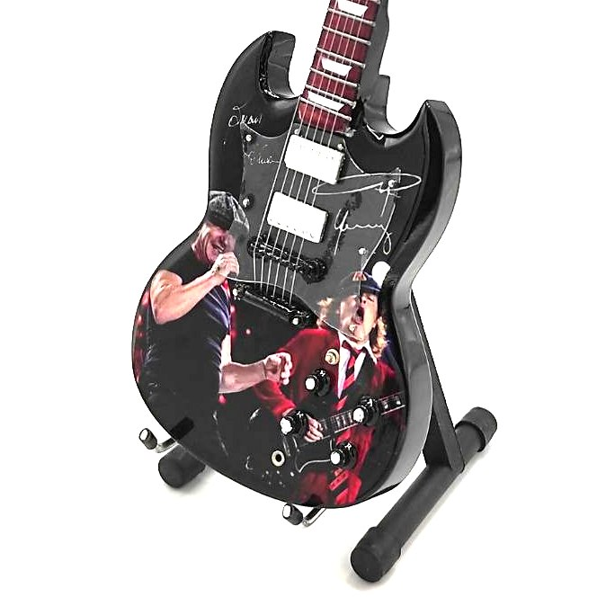 Miniatuur Gitaar - Angus Young