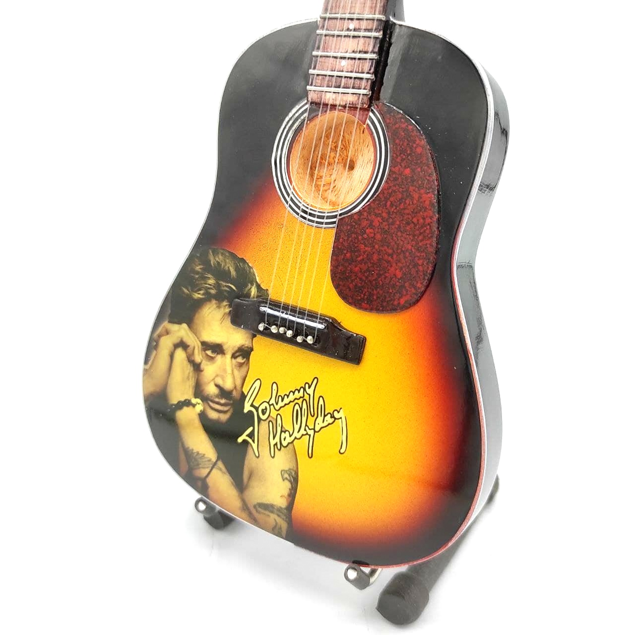 Miniatuur Gitaar - Johnny Hallyday