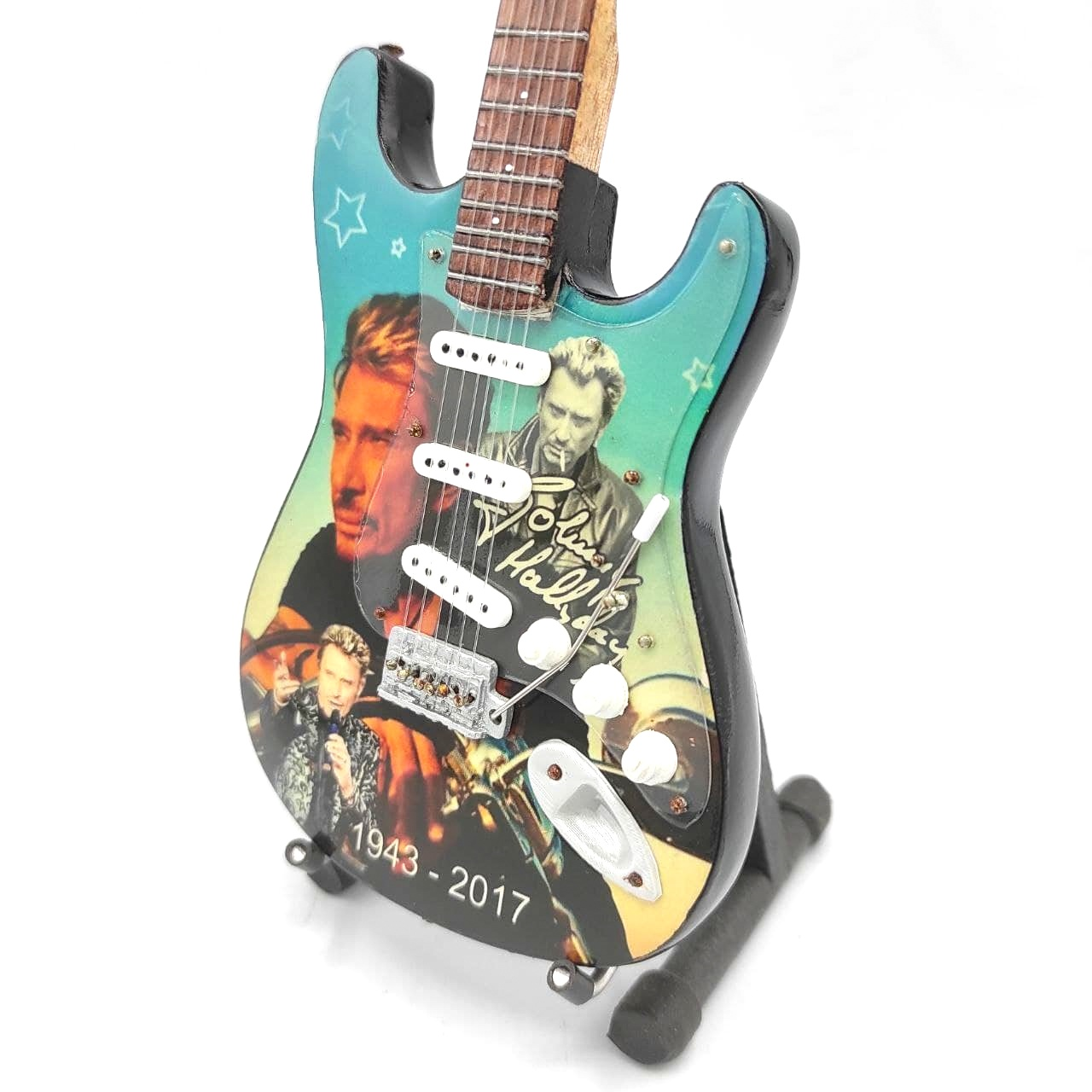 Miniatuur Gitaar - Johnny Hallyday