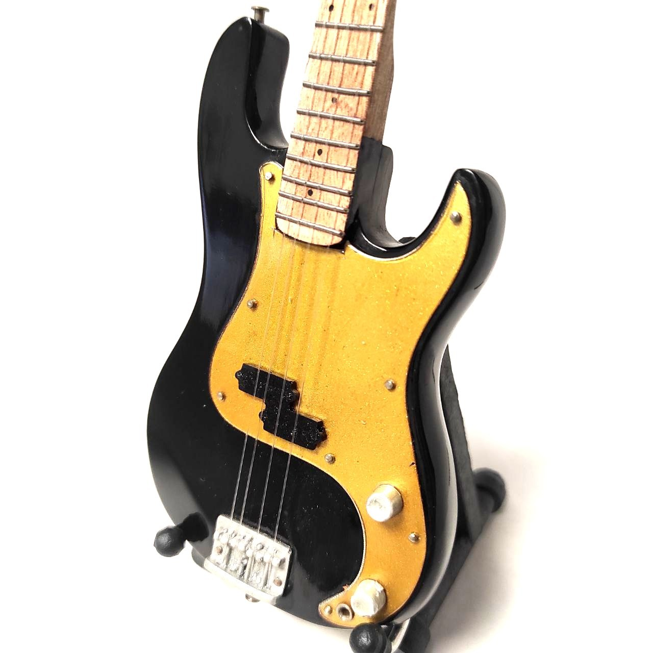 Miniatuur Gitaar - Black gold bass