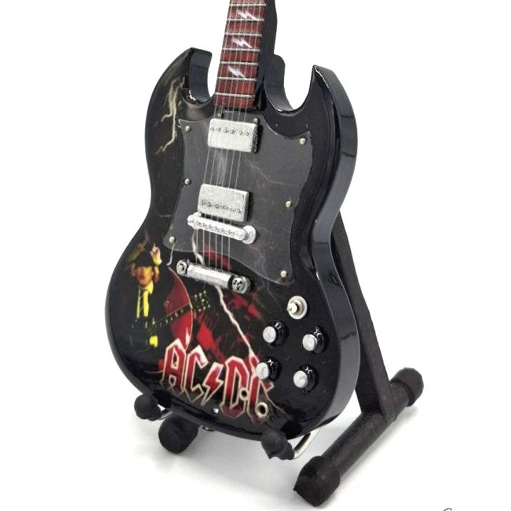 Miniatuur Gitaar - Angus Young