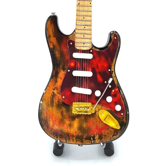 Miniatuur Gitaar – Burnt. - 3